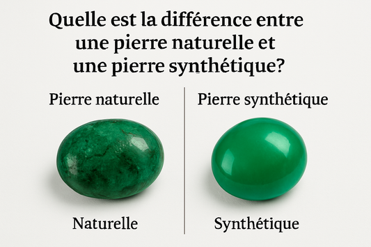 Quelle est la différence entre une pierre naturelle et une pierre synthétique ?