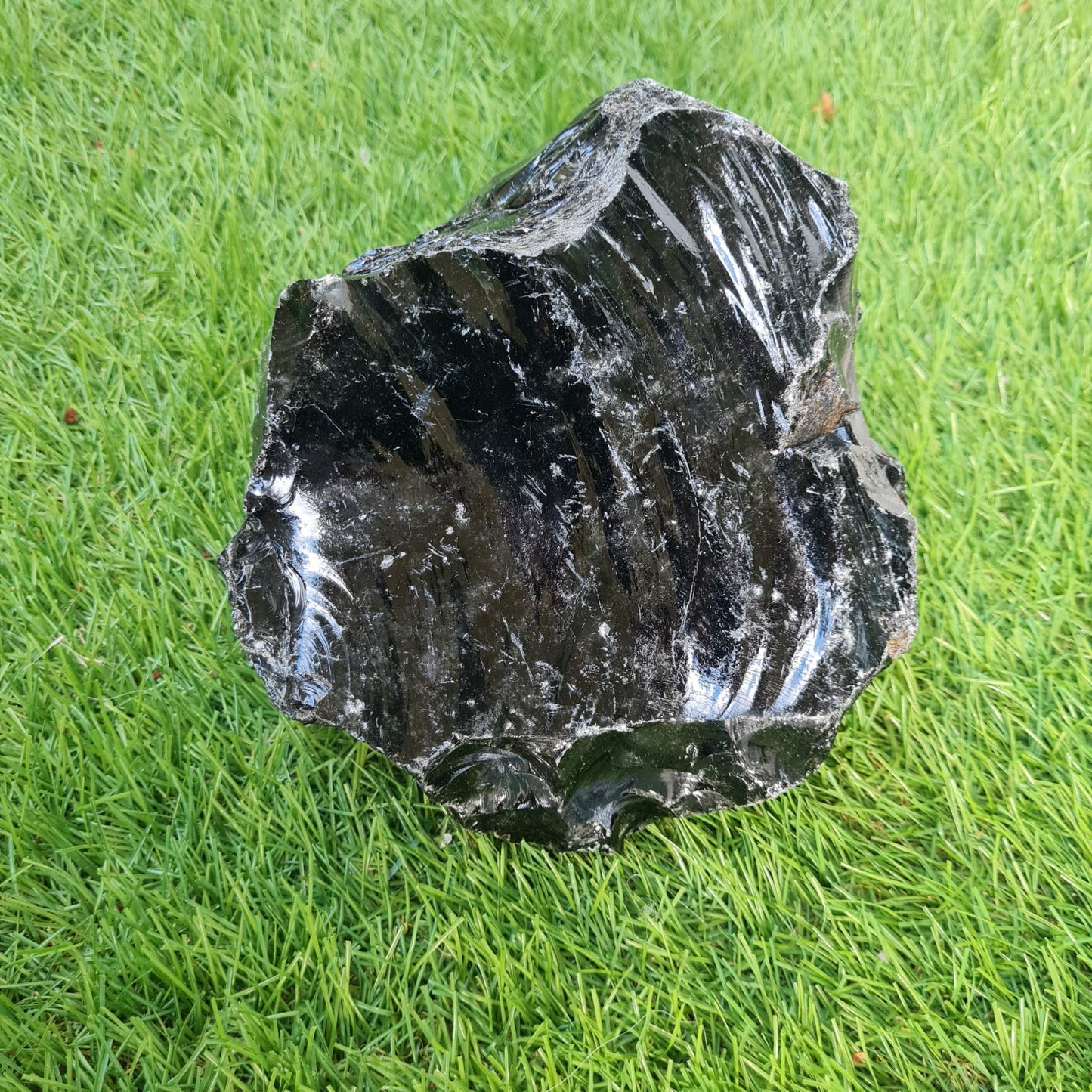 BLOC OBSIDIENNE NOIRE BRUTE - 2Kg