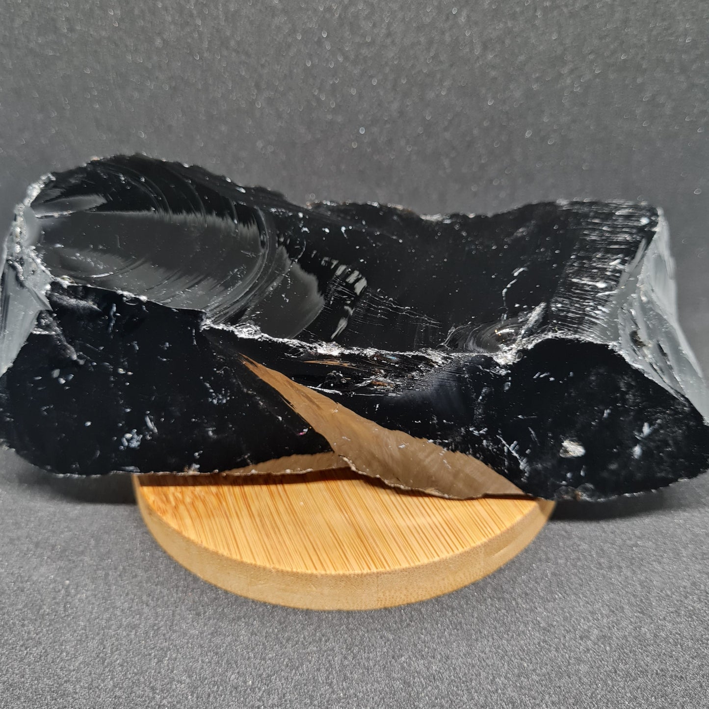 BLOC OBSIDIENNE NOIRE BRUTE - 500Gr