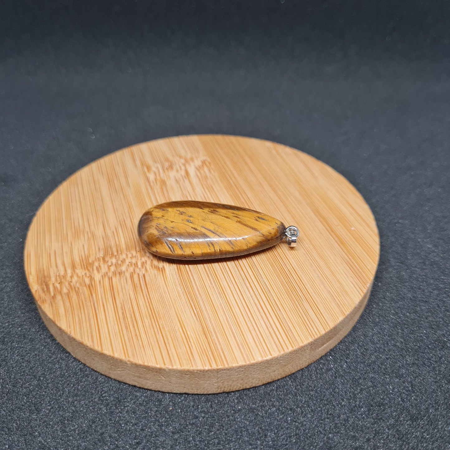 PENDENTIF GOUTTE ŒIL DE TIGRE