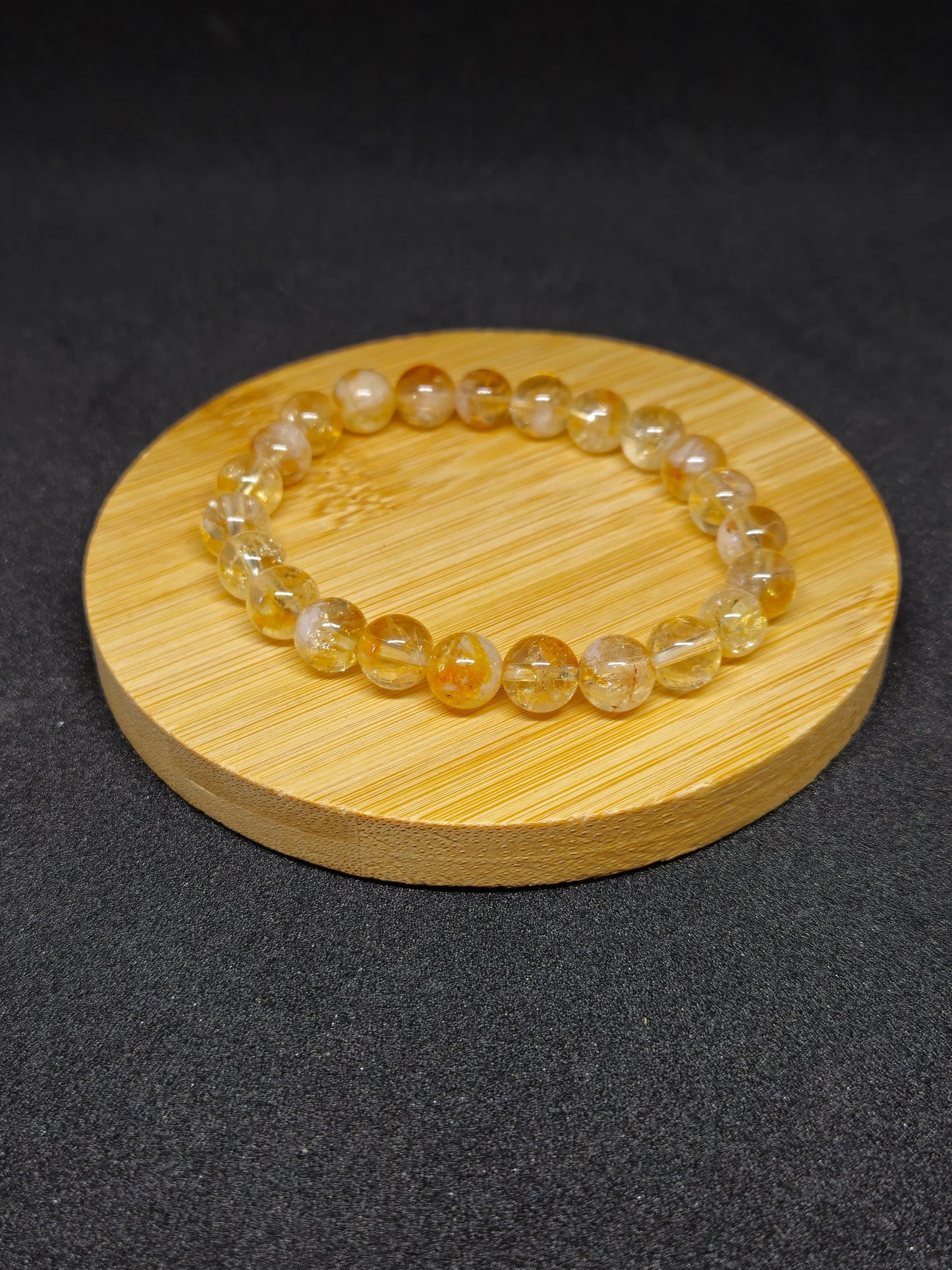 BRACELET CITRINE NATURELLE | 8MM