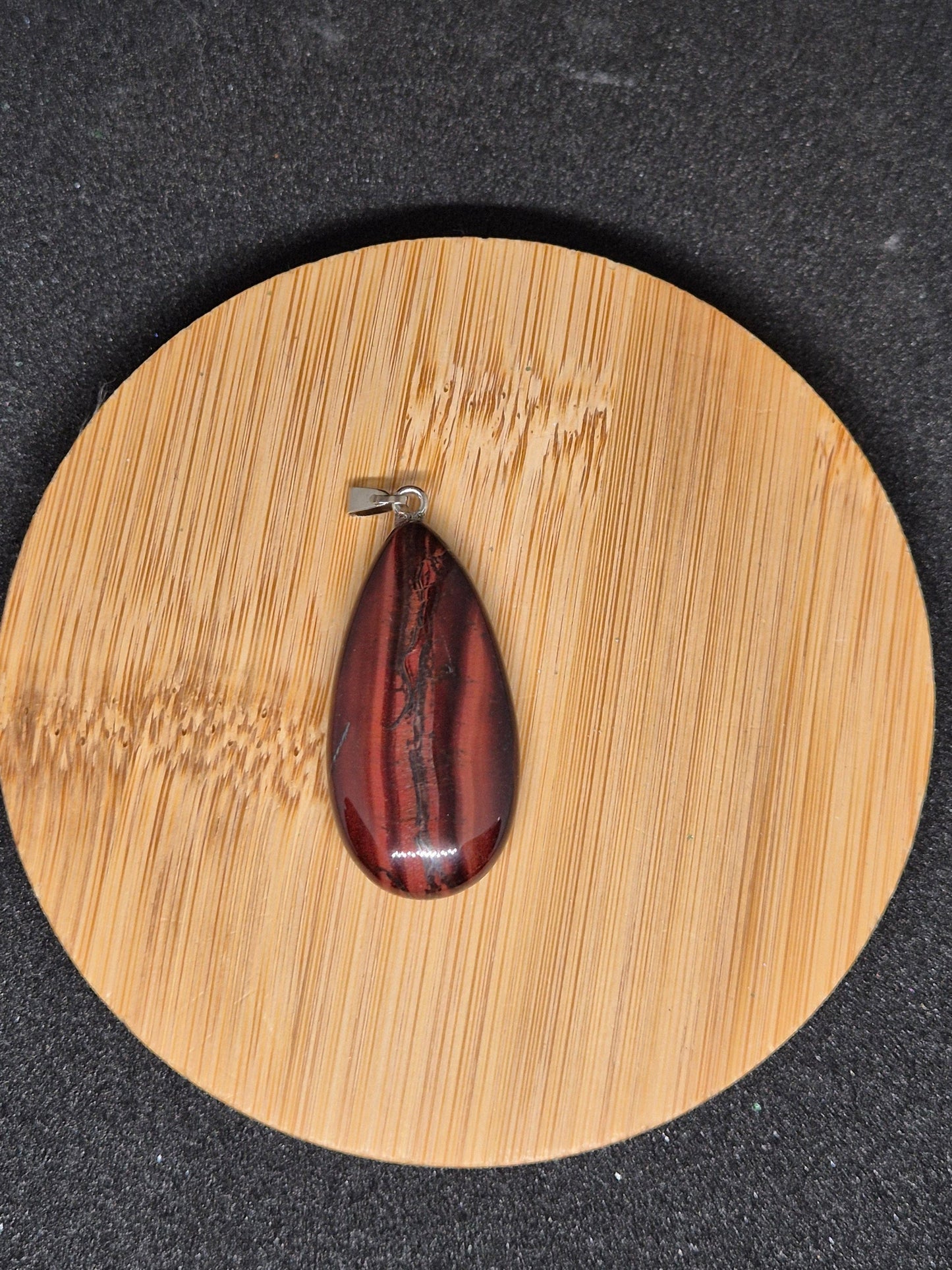 PENDENTIF GOUTTE OEIL DE TAUREAU