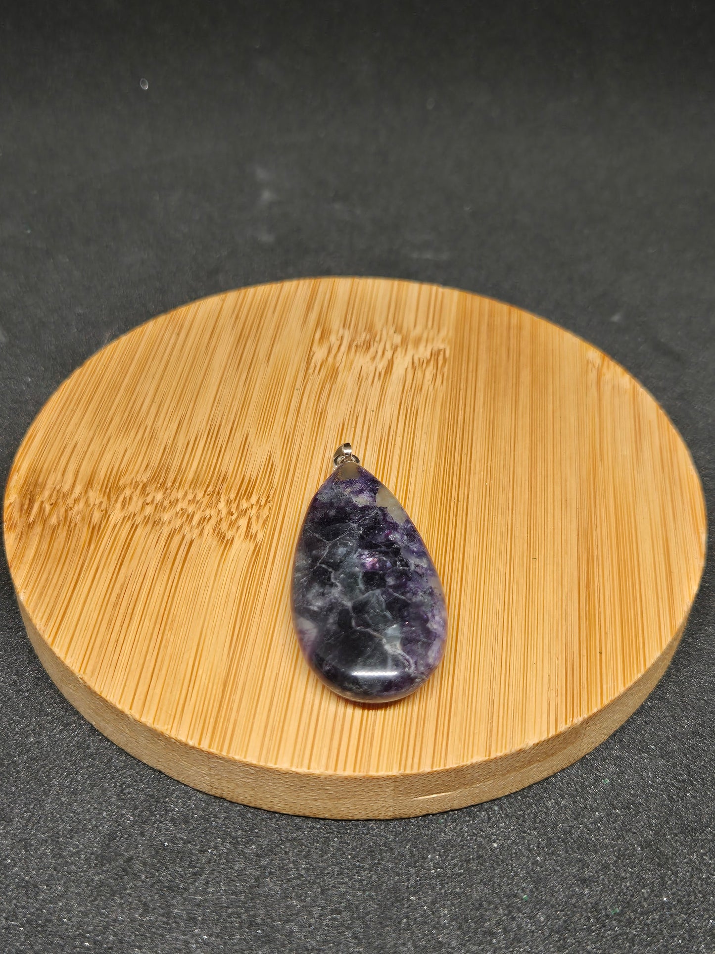 PENDENTIF GOUTTE FLUORINE