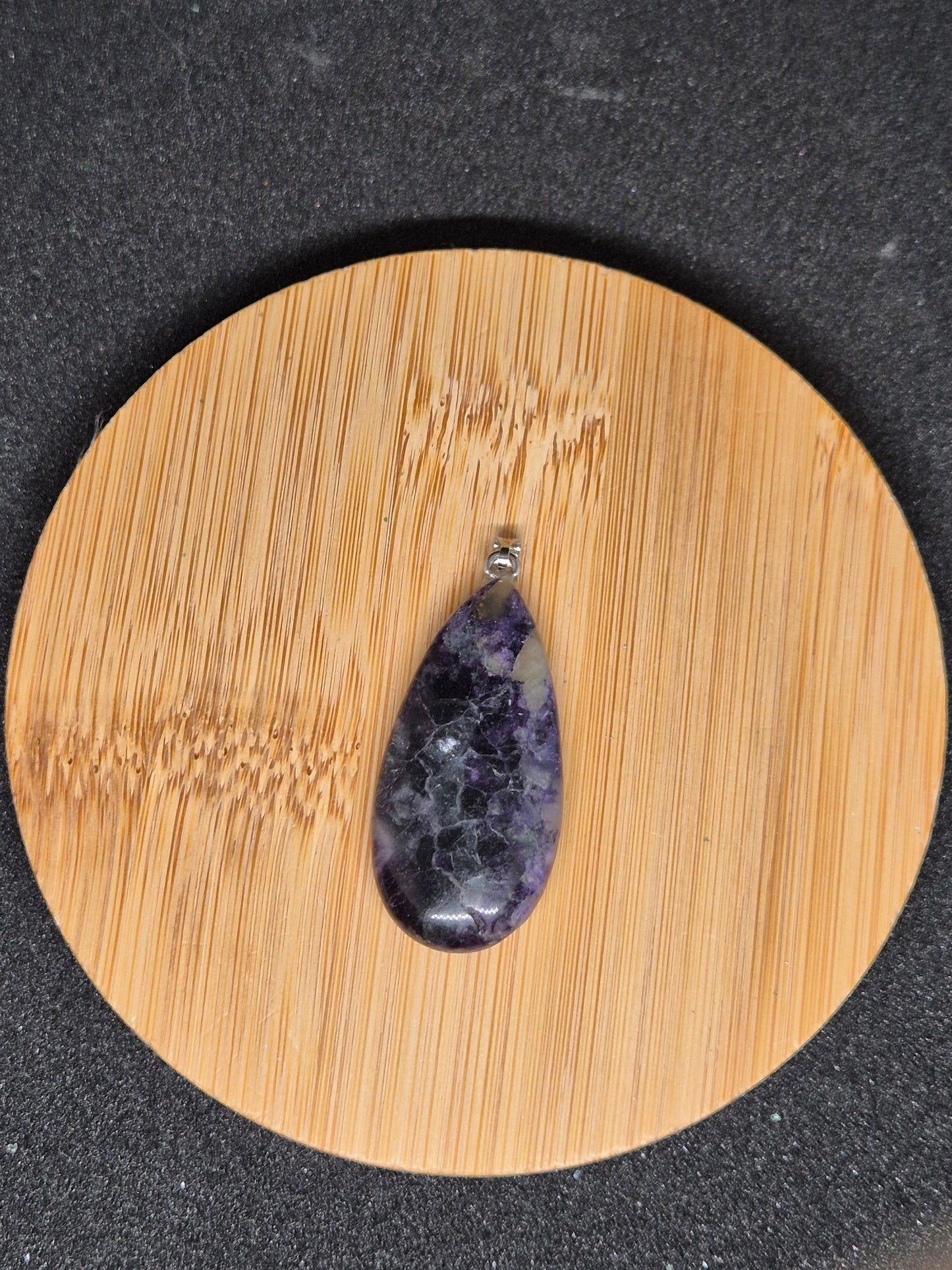 PENDENTIF GOUTTE FLUORINE