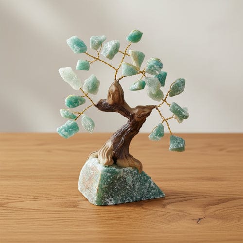 BONSAÏ RÉSINE AVENTURINE (Grande taille)