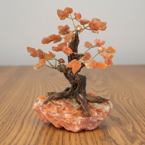 BONSAÏ RÉSINE CALCITE ORANGE (Petite taille)