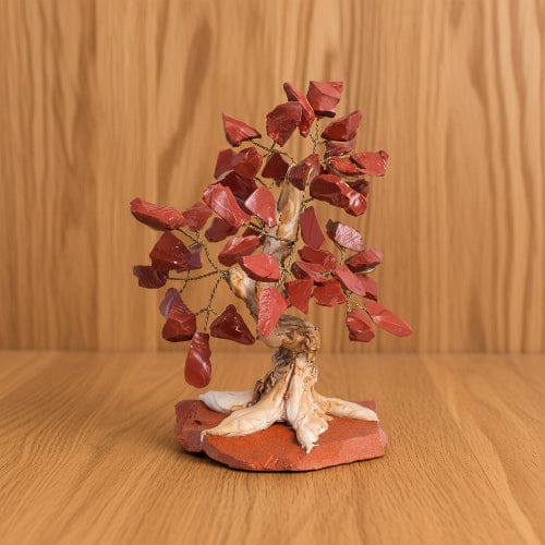 BONSAÏ RÉSINE JASPE ROUGE (Grande taille)