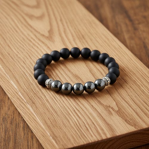 BRACELET HOMME HÉMATITE