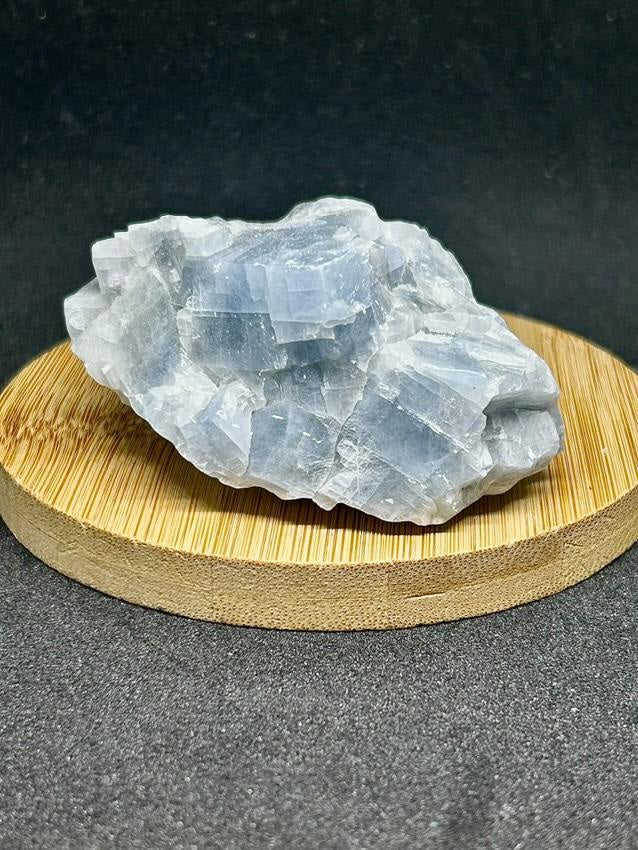 PIERRE BRUTE CALCITE BLEUE MEXIQUE (Grande)