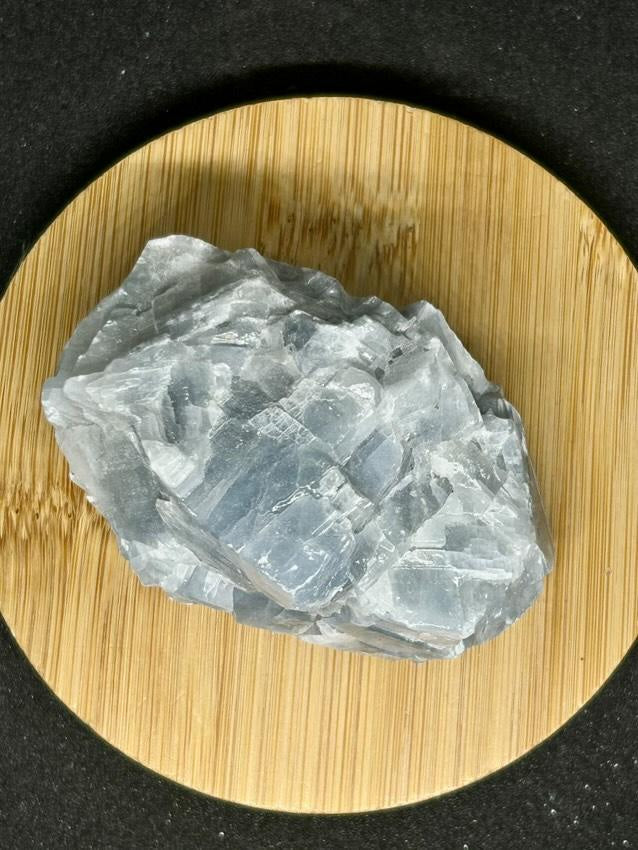 PIERRE BRUTE CALCITE BLEUE MEXIQUE (Grande)