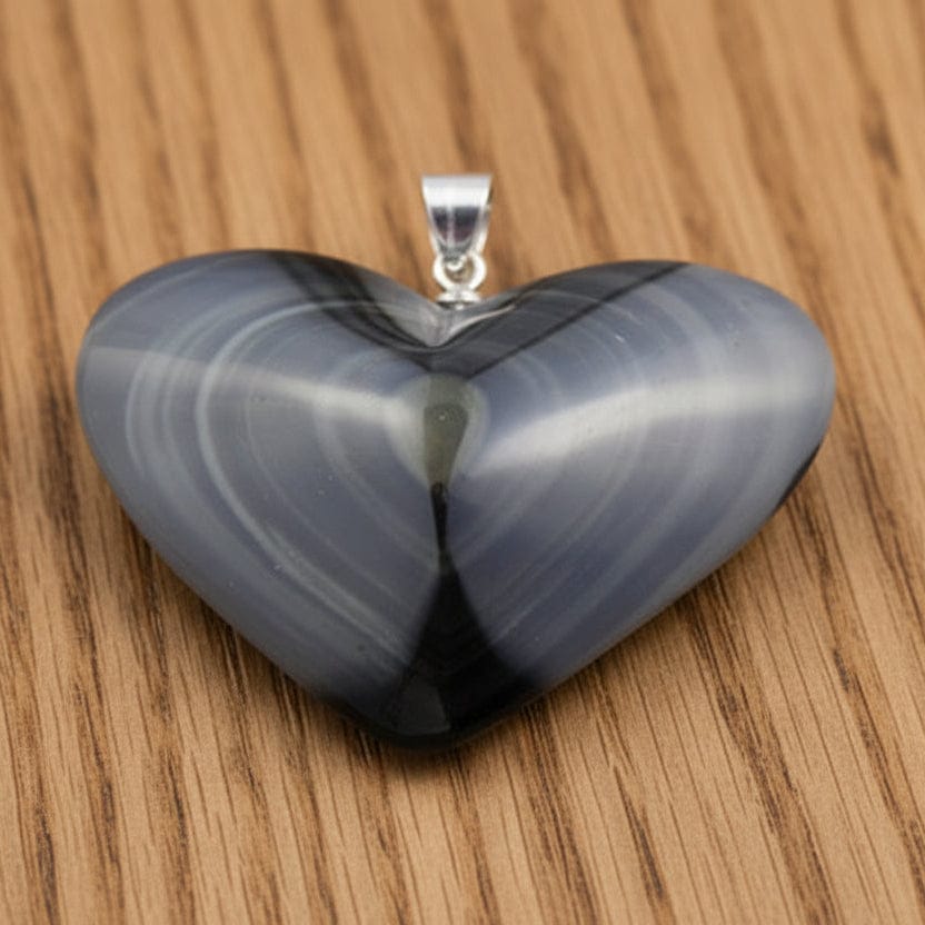 PENDENTIF OEIL CÉLESTE CŒUR
