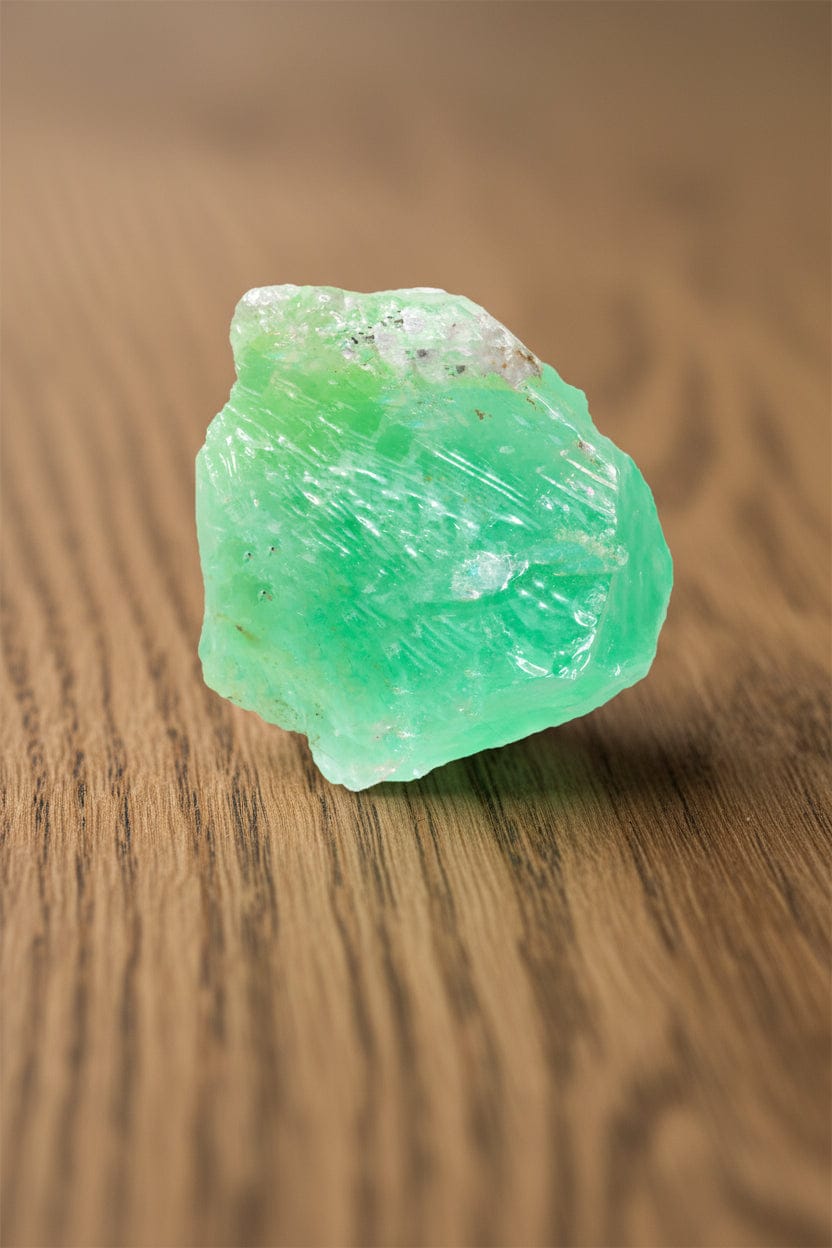 PIERRE BRUTE CALCITE VERTE (Grande)