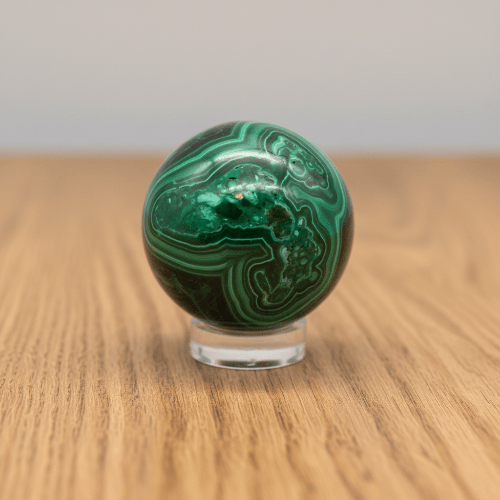 SPHÈRE EN MALACHITE