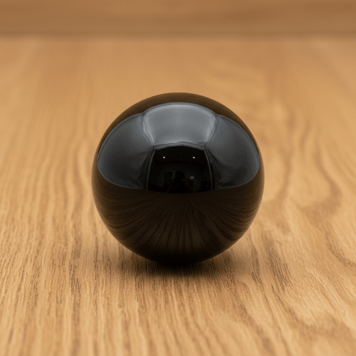 SPHÈRE EN OBSIDIENNE NOIRE