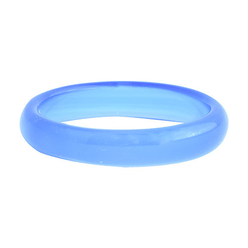 BAGUE JONC AGATE BLEUE 6MM