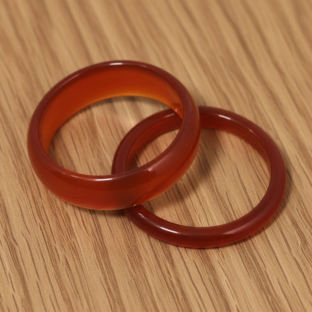 BAGUE JONC CORNALINE 4MM
