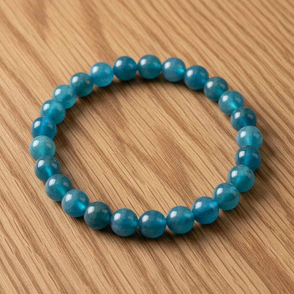 BRACELET APATITE BLEUE | 8MM