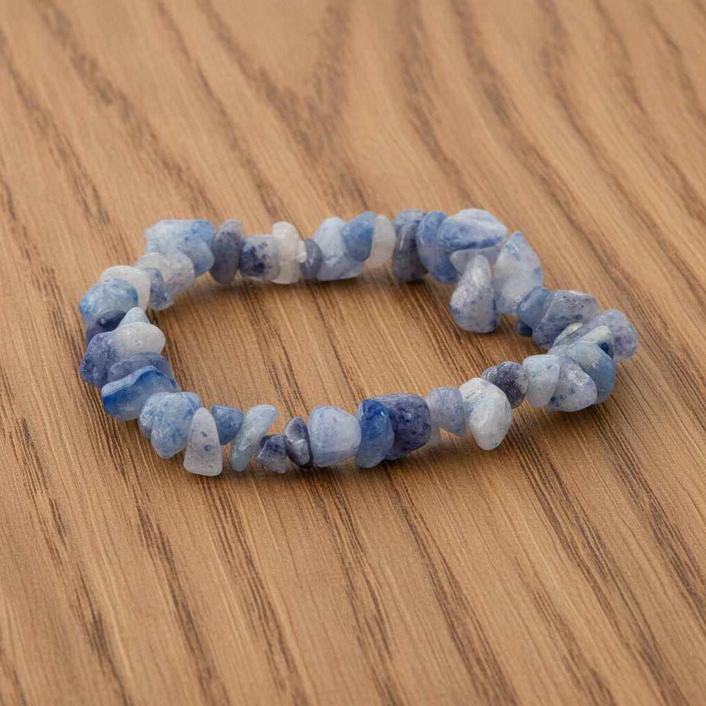 BRACELET BAROQUE APATITE BLEUE