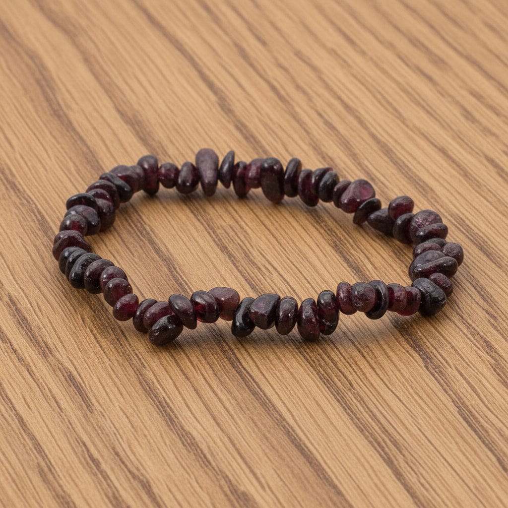 BRACELET BAROQUE GRENAT