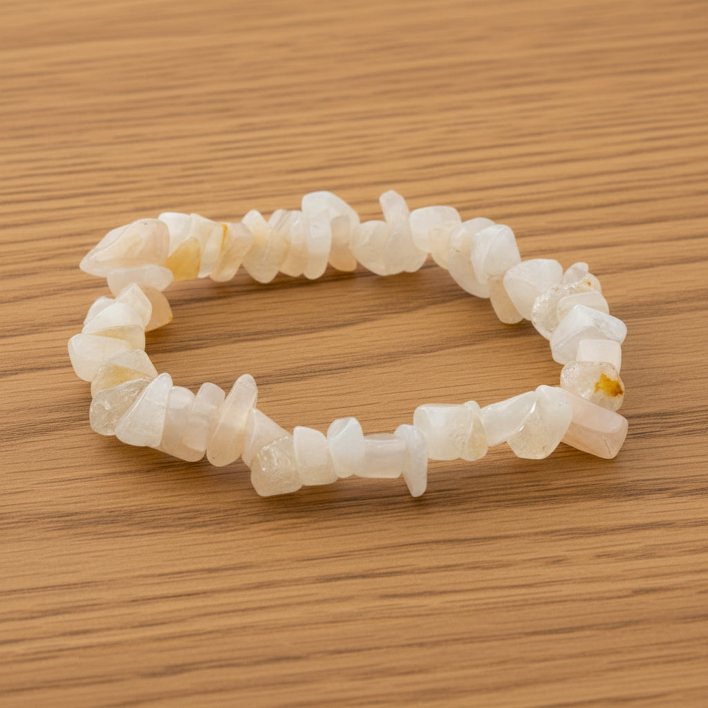 BRACELET BAROQUE PIERRE DE LUNE VÉRITABLE