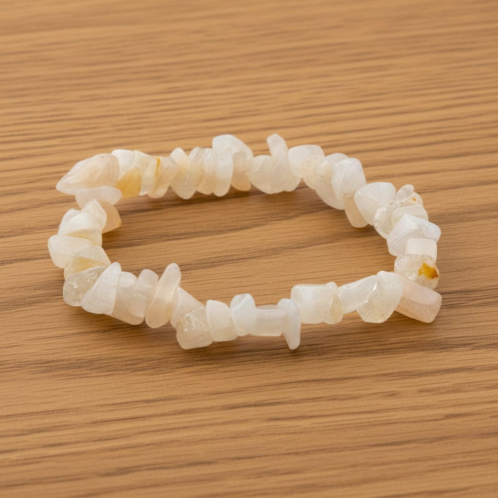 BRACELET BAROQUE PIERRE DE LUNE VÉRITABLE