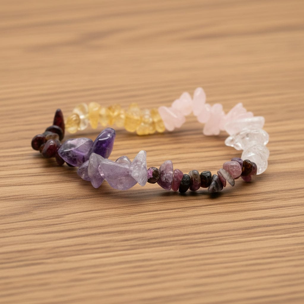 BRACELET BAROQUE PIERRES MELANGES