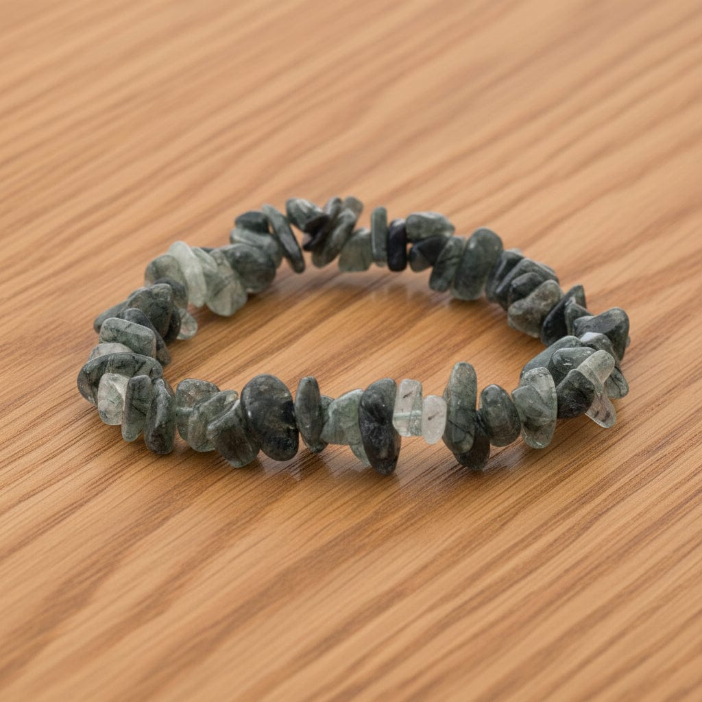 BRACELET BAROQUE QUARTZ CHLORITE