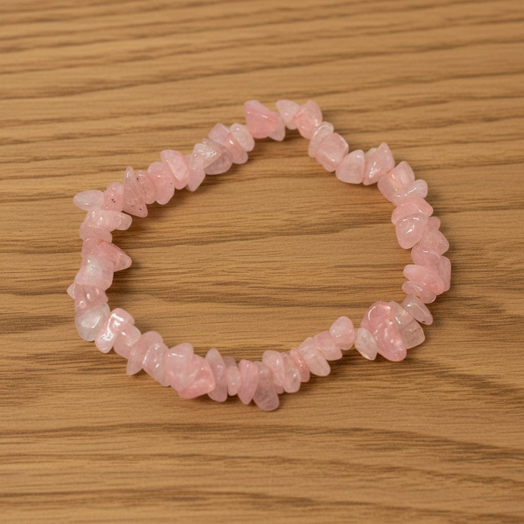 BRACELET BAROQUE QUARTZ ROSE