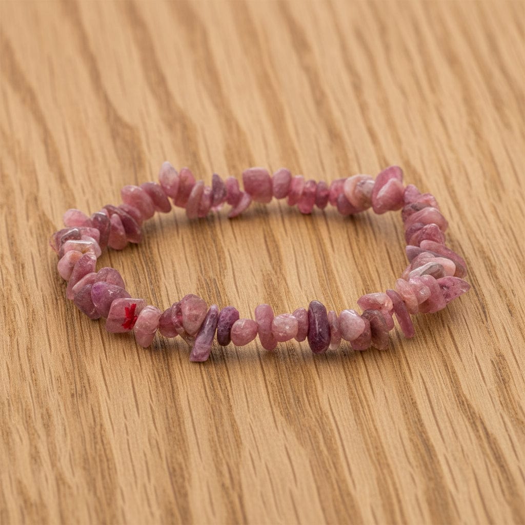 BRACELET BAROQUE RUBELLITE
