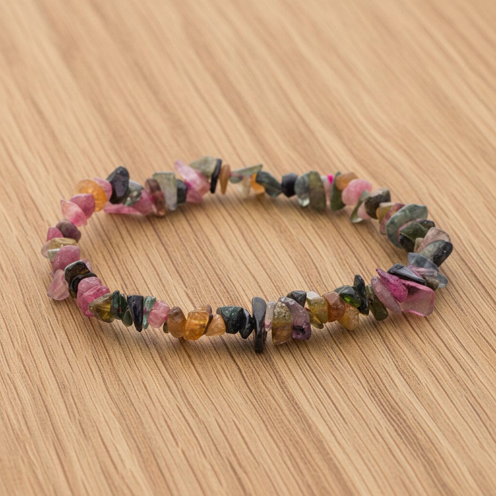 BRACELET BAROQUE TOURMALINE MÉLANGÉE