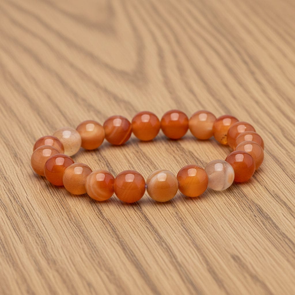 BRACELET CORNALINE | 10MM