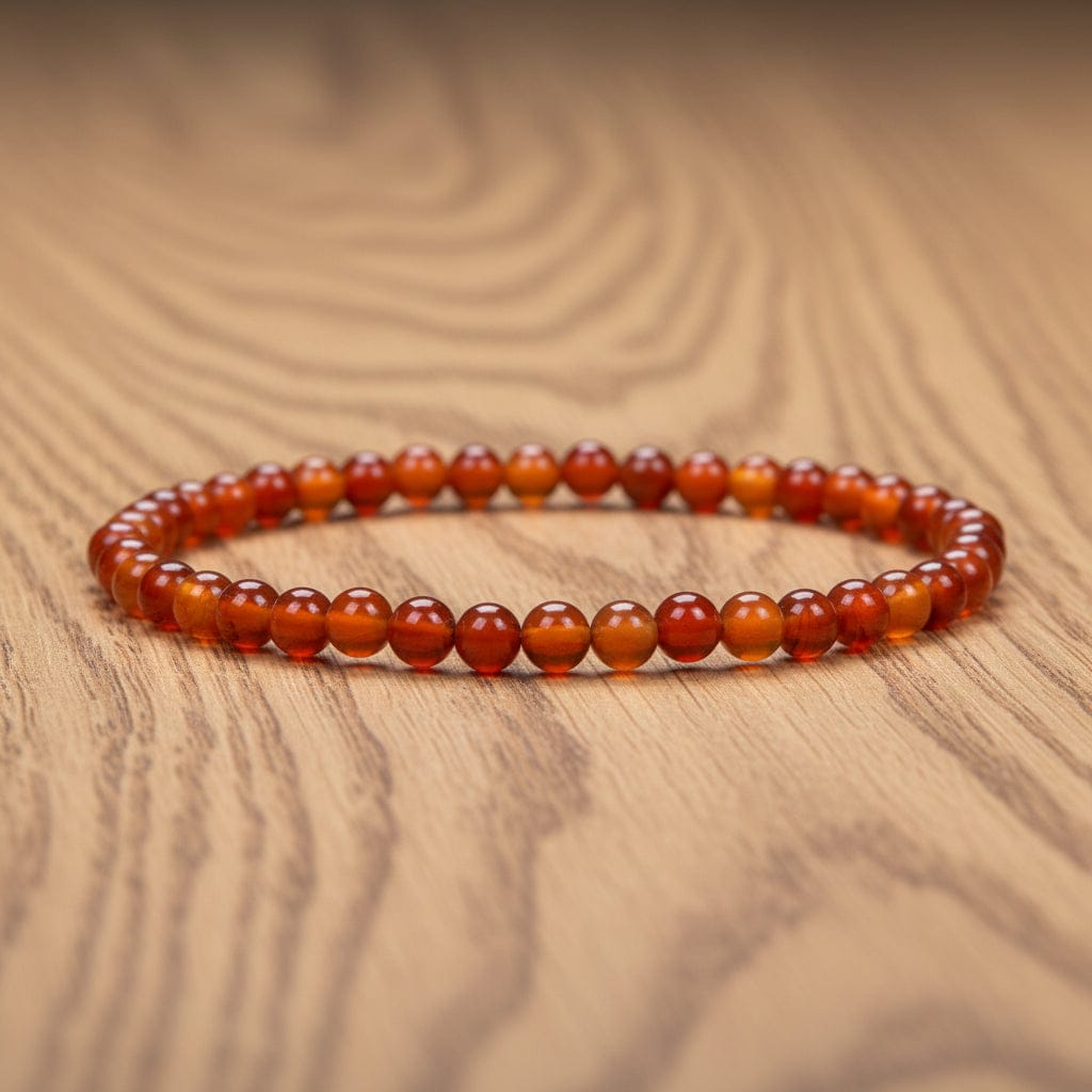 BRACELET CORNALINE | 4 MM