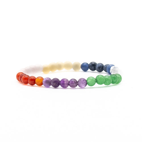 BRACELET 7 CHAKRAS ENFANT 4 MM