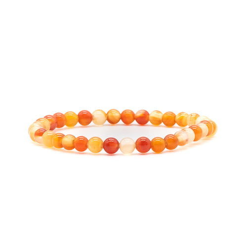 BRACELET ENFANT 4MM CORNALINE