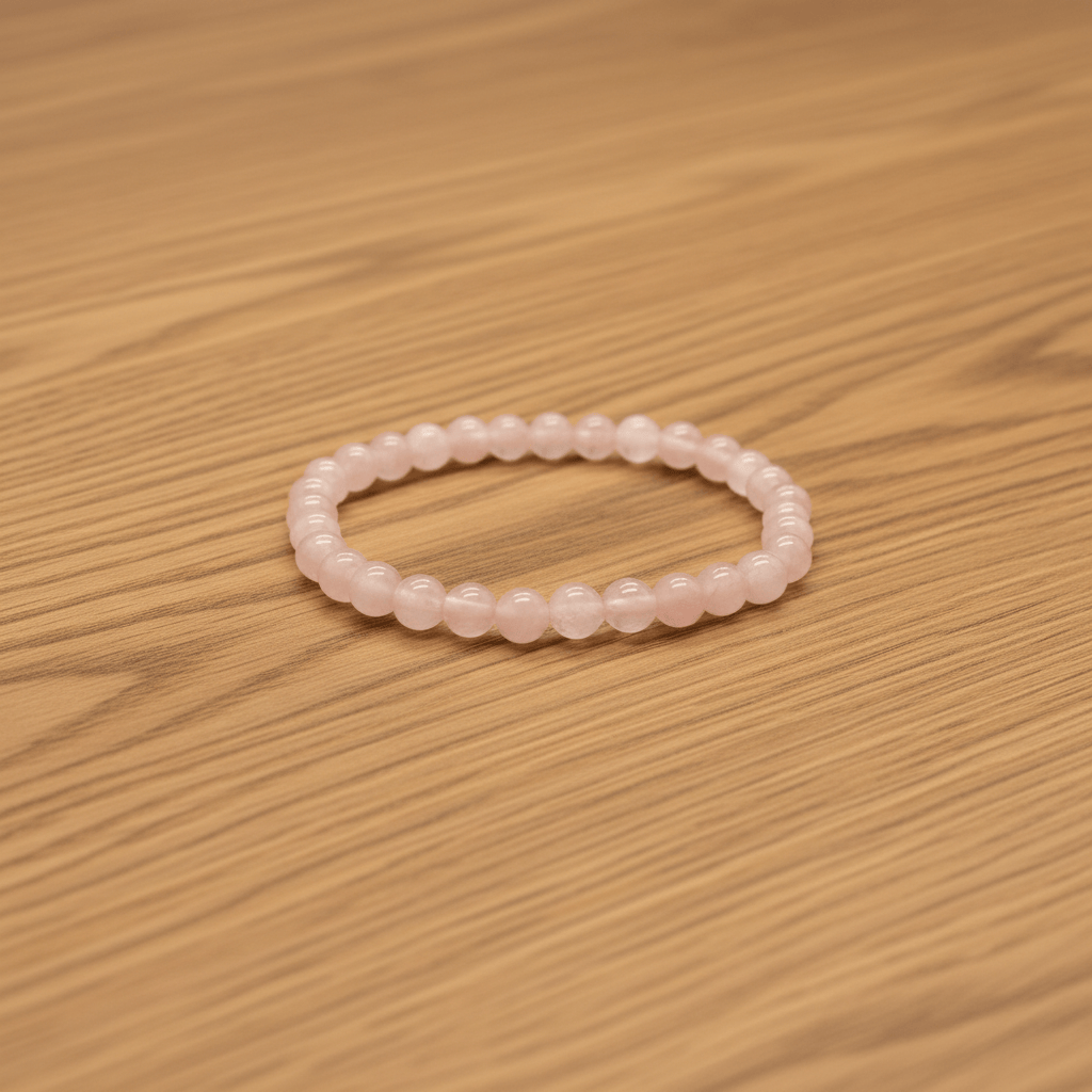 BRACELET ENFANT 4MM QUARTZ ROSE