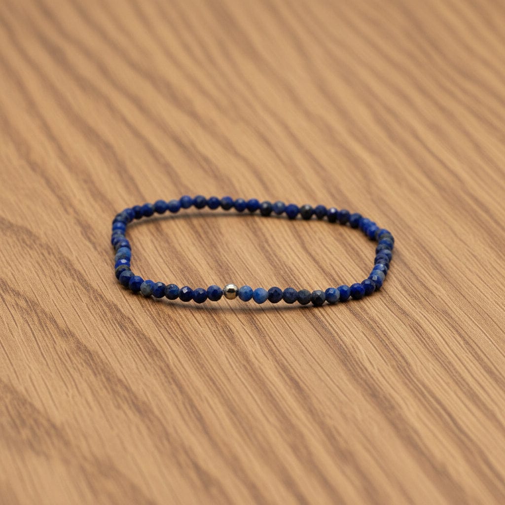 BRACELET FACETTÉ LAPIS LAZULI 3 mm