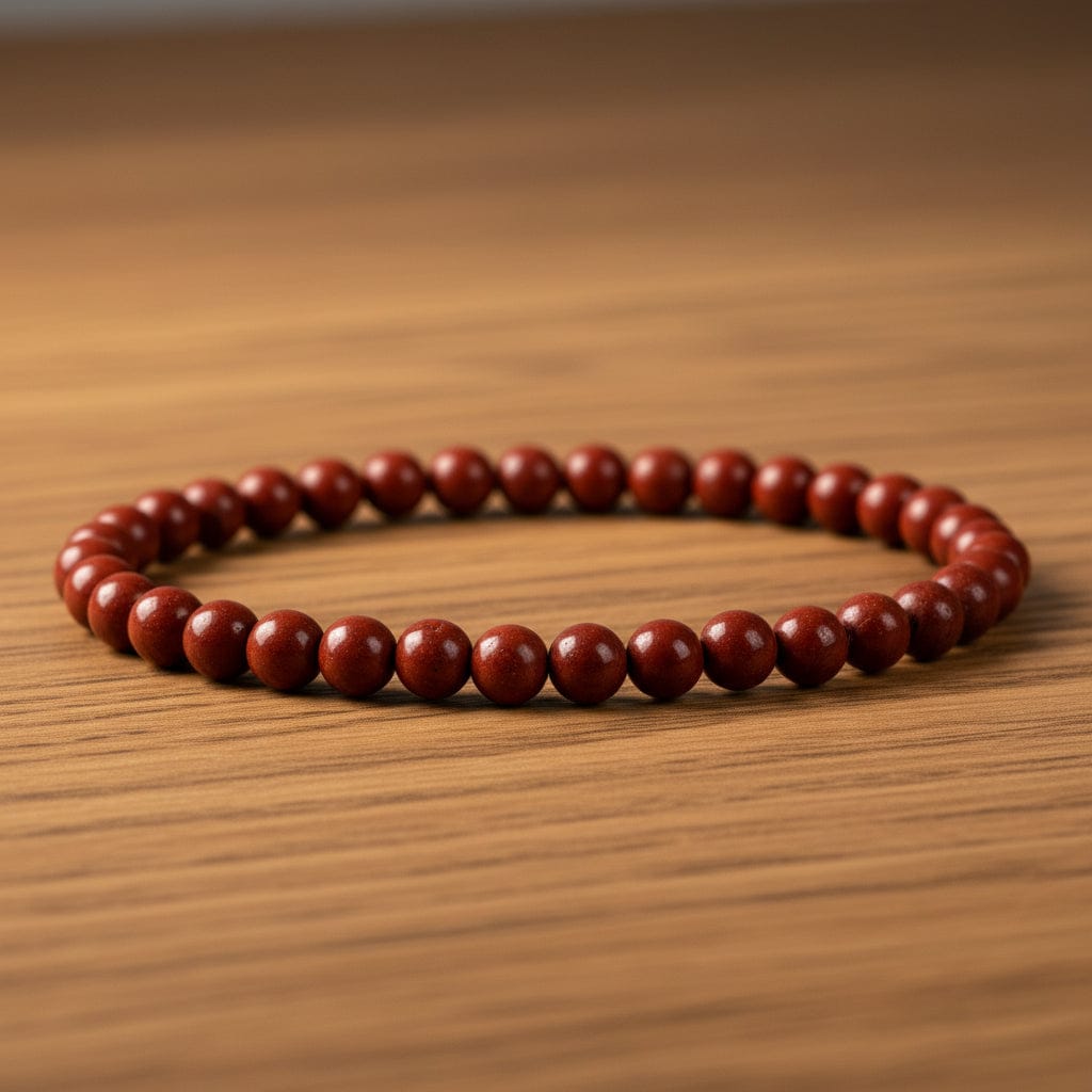 BRACELET JASPE ROUGE | 4 MM