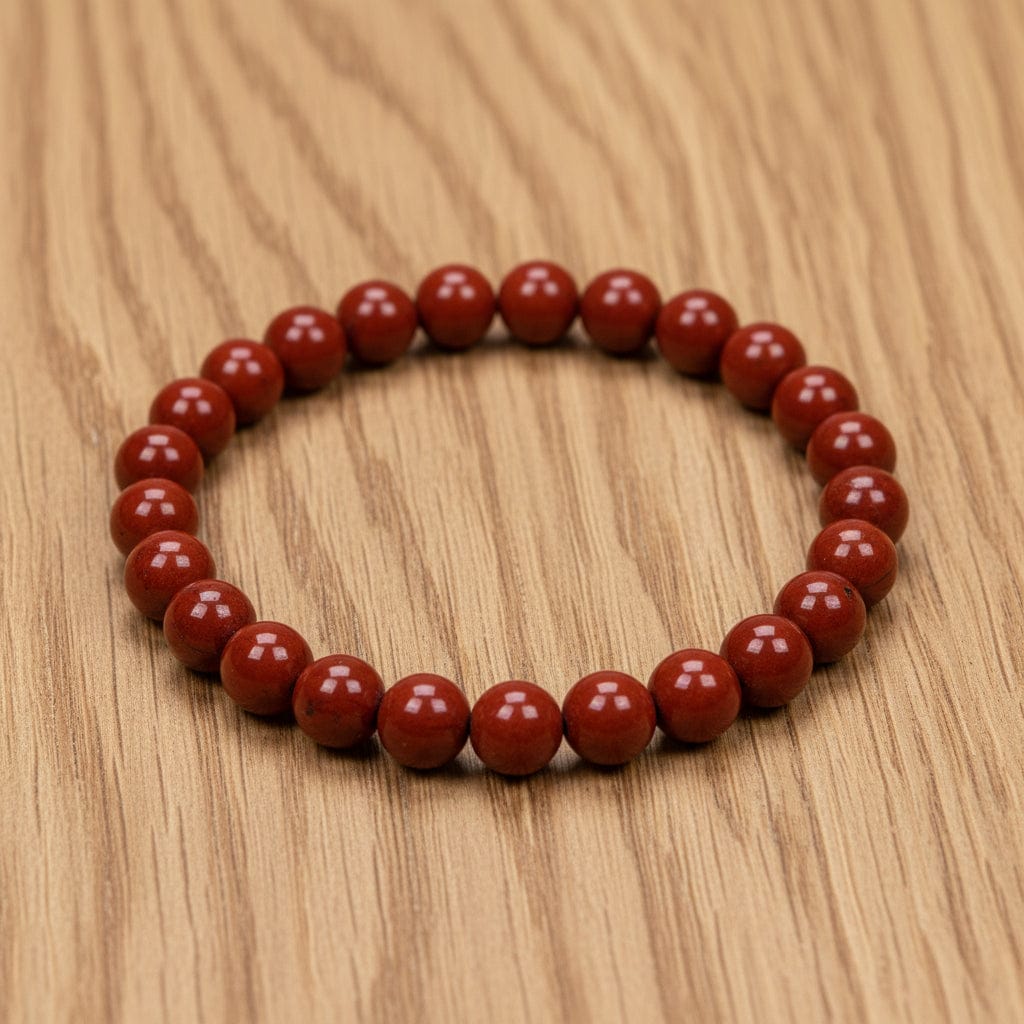 BRACELET JASPE ROUGE | 6MM