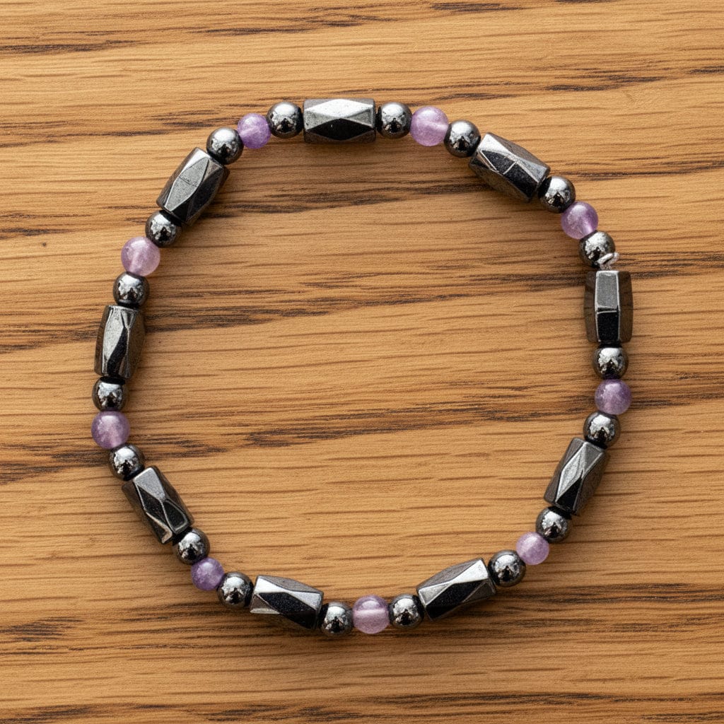 BRACELET MAGNÉTIQUE AMÉTHYSTE (4mm)