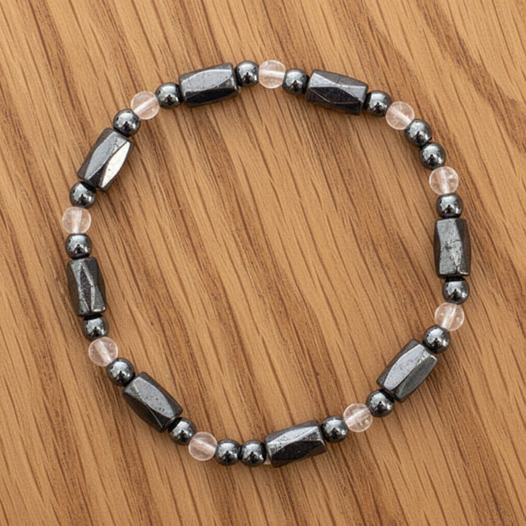 BRACELET MAGNÉTIQUE CRISTAL DE ROCHE (4mm)