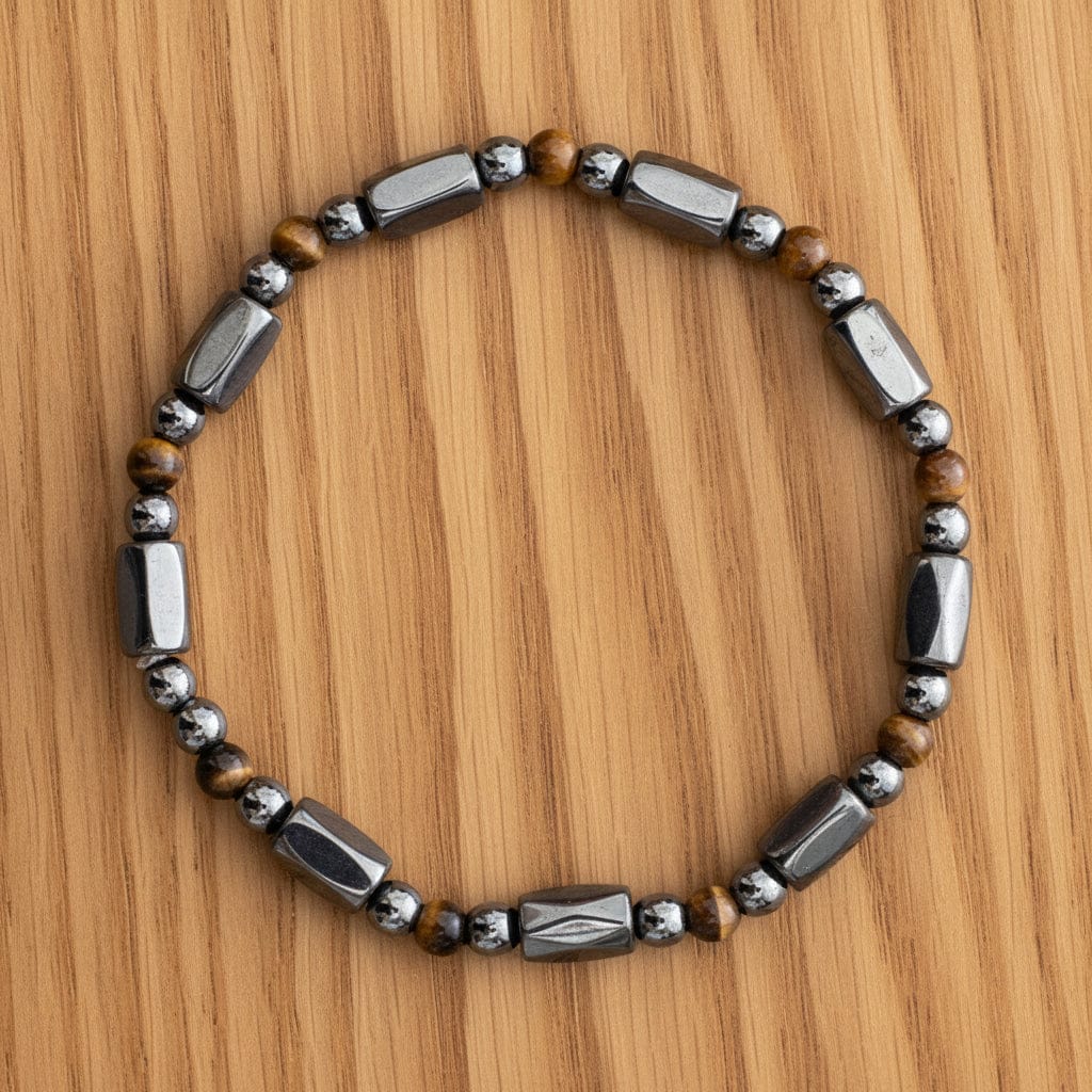 BRACELET MAGNÉTIQUE ŒIL DE TIGRE (4mm)