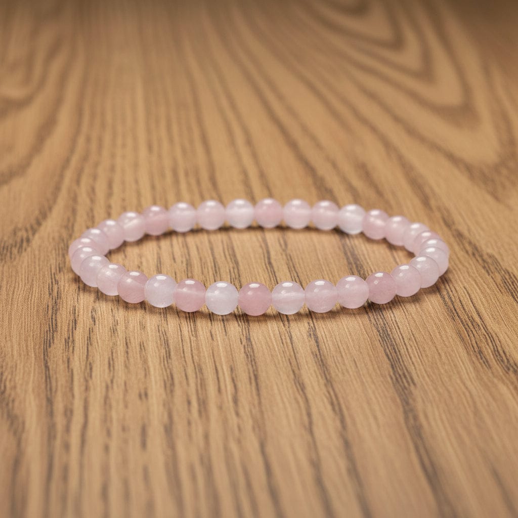 BRACELET QUARTZ ROSE | 6MM