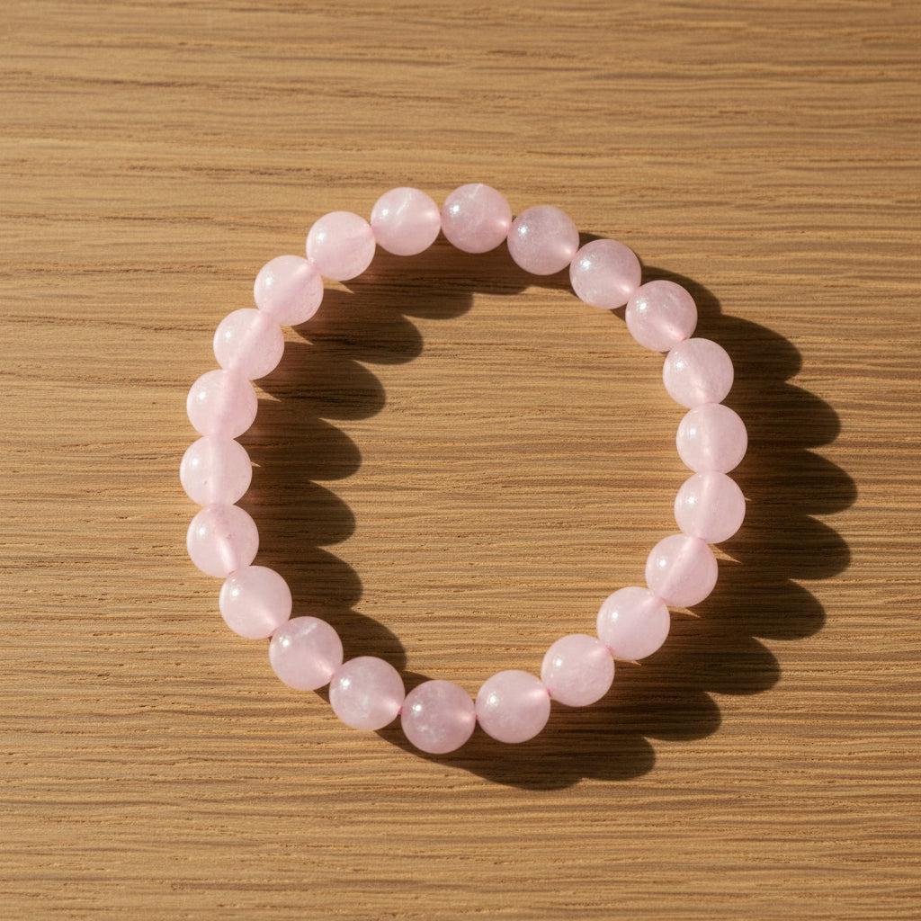 BRACELET QUARTZ ROSE | 8MM
