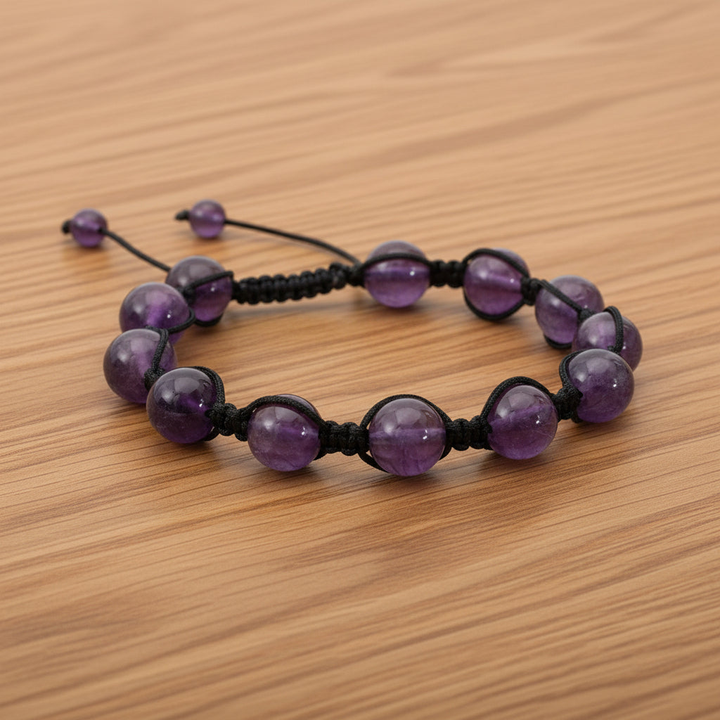 BRACELET SHAMBALLA AMÉTHYSTE