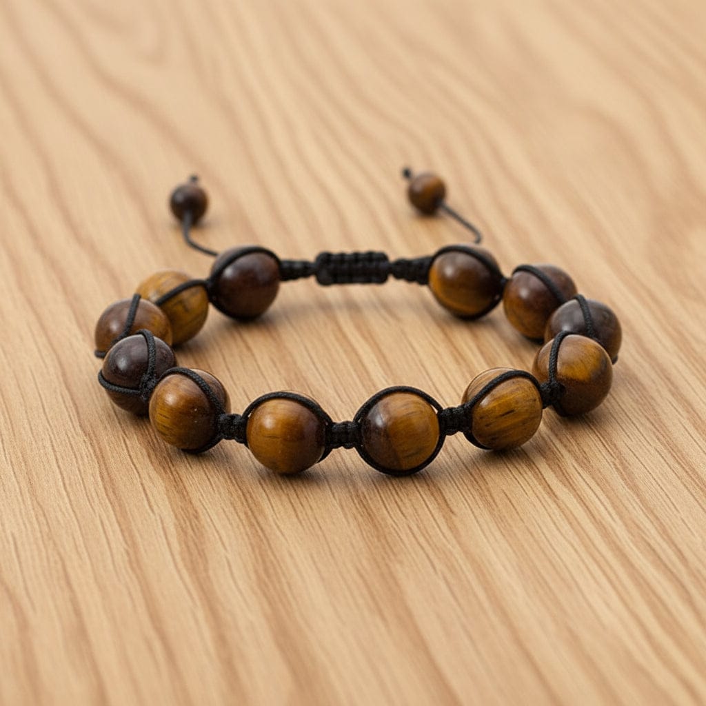 BRACELET SHAMBALLA ŒIL DE TIGRE