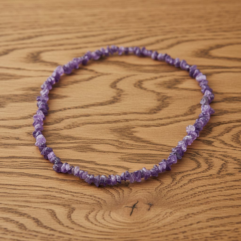 COLLIER BAROQUE EN AMÉTHYSTE