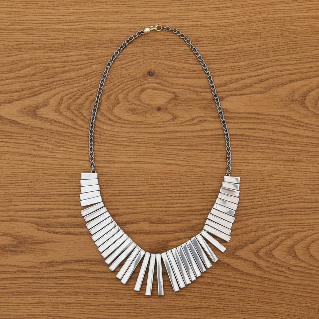 COLLIER HÉMATITE CLÉOPATRE (41 LAMELLES)