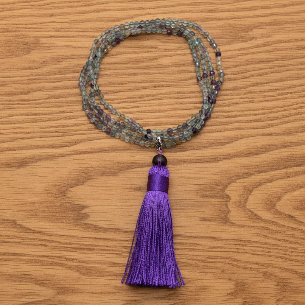 COLLIER MALA FACETTÉ FLUORINE