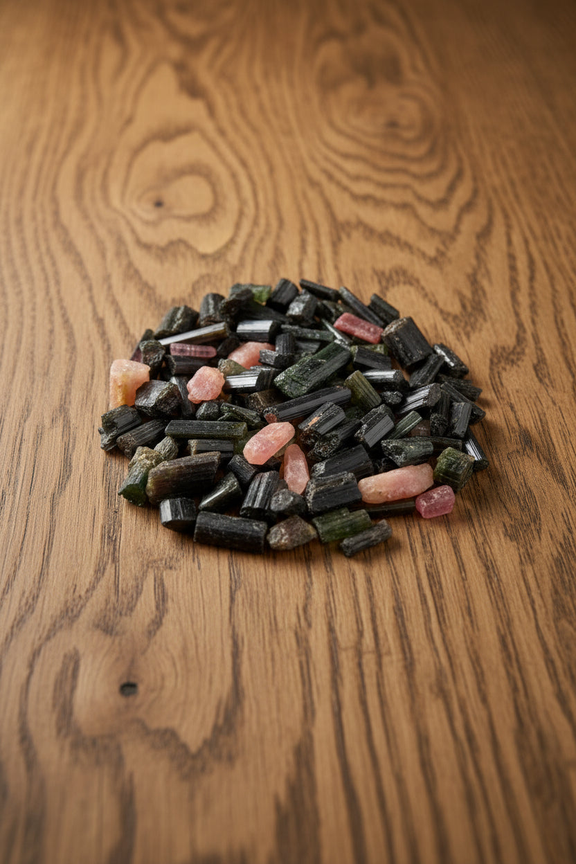 CRISTAUX DE TOURMALINE MÉLANGÉE