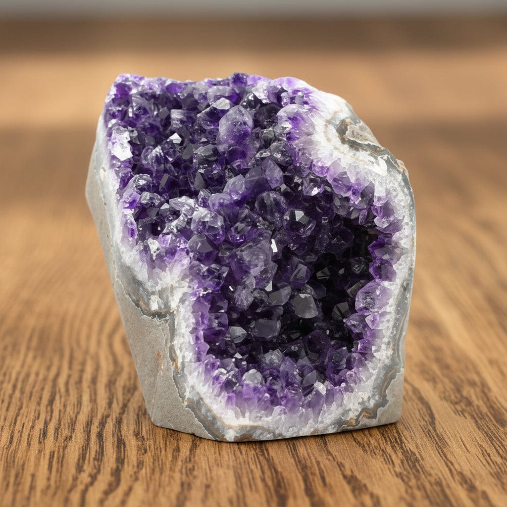 DRUZE AMÉTHYSTE D’URUGUAY POLIE